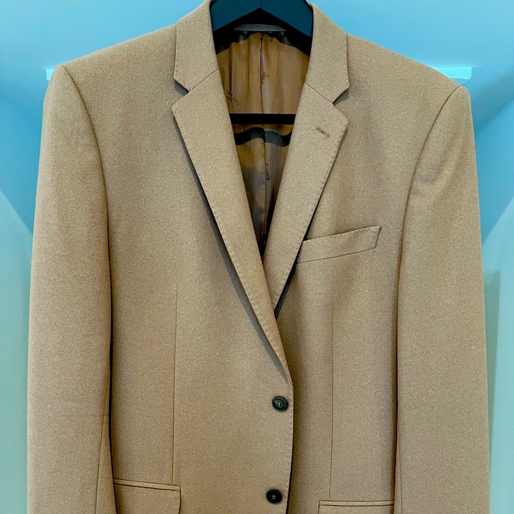 Versace khaki camel sport coat.